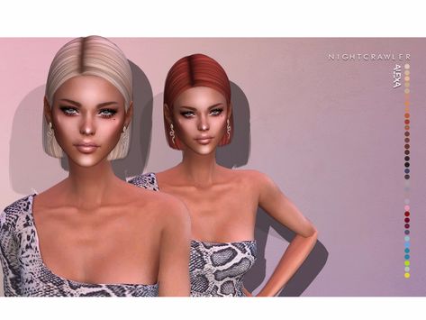 Sims 4 Mac, Sims 4 Couple Poses, Anna Hair, Sims 4 Piercings, Die Sims 4, Cc Hair, Sims 4 Cc Kids Clothing, Pelo Sims, The Sims 4 Packs