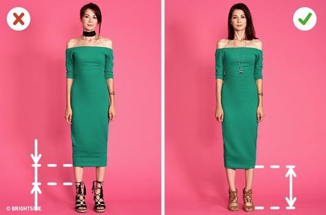 Six stylist tricks to make you appear taller Short Girl Fashion, Mode Tips, Petite Fashion Tips, Vestido Casual, Tall Women, Style Mistakes, Petite Outfits, Petite Fashion, Long Dresses