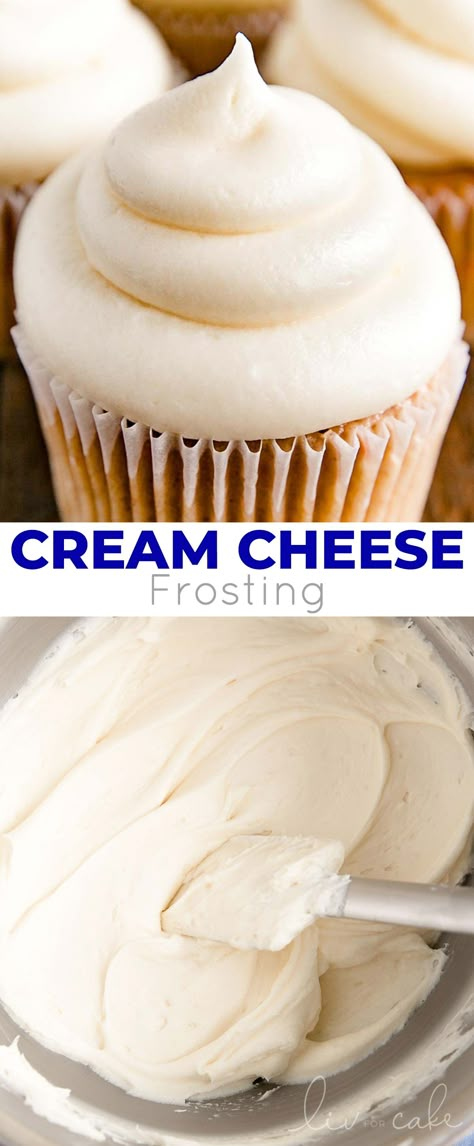 Sweet & tangy, stiff & pipeable. A simple blend of butter, cream cheese, powdered sugar, and vanilla. This is the perfect cream cheese frosting recipe for all your cakes, cupcakes, and cookies! Stable Cream Cheese Icing, Stiff Cream Cheese Frosting, Pipeable Cream Cheese Frosting, Cake Filling Ideas, Vanilla Icing Recipe, Frosting Without Butter, Seed Cake Recipe, Easy Cream Cheese Frosting, Poppy Seed Cake Recipe