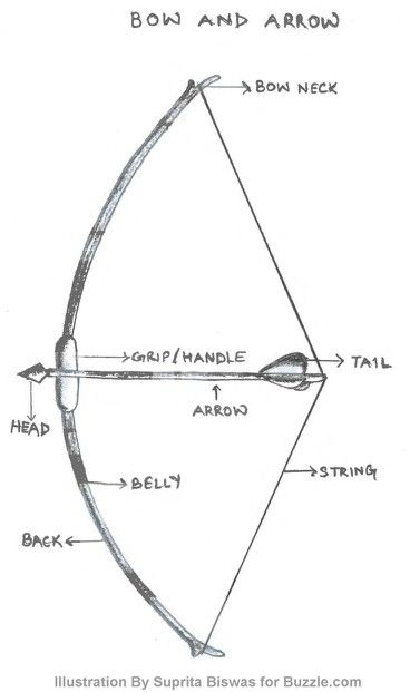 Anatomy of the bow and arrow Wooden Bow And Arrow, Interactive Introverts, Archery Aesthetic, Hunter Of Artemis, Archery Gear, Make A Bow, Archery Bows, Wooden Bow, An Arrow