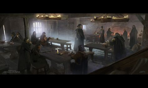 ArtStation - The Lord of the Rings - The Rings of Power | Village Tavern