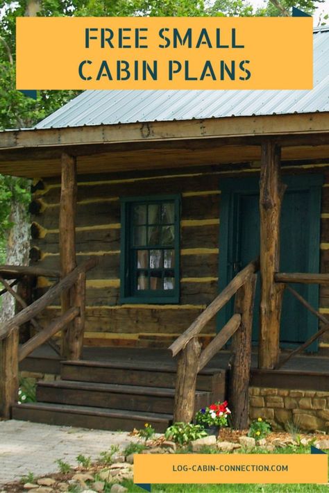 Diy Log Cabin Plans, Small Rustic Cabin Plans, Simple Log Cabin Homes, Inexpensive Houses To Build, Small Log Cabin Floor Plans, Cabin Layout Floor Plans, Simple Cabin Floor Plans, Small Cabin Plans With Loft, Cabin Floor Plans With Loft