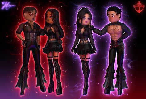 Opposites Attract Set Royale High, Rh Concept Sets, Gothicutie Royale High Set, Gothic Cutie Set Royale High, Royale High Swan Set, Royale High Matching Outfits Couple, Royal High Concepts Sets, Royale High Couple Outfits, Rh Set Concepts