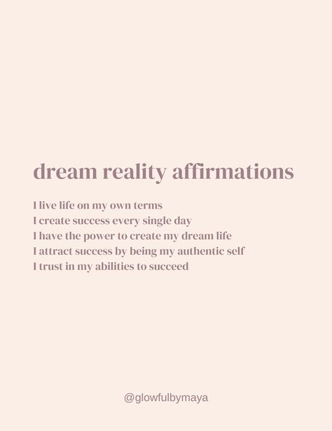 dream reality affirmations [positivity positive energy mindset shifts manifesting manifestation manifest meditation abundance law of assumption law of attraction feminine energy femininity goddess energy selfcare healing era rich girl money wealth girl boss vibe glow up] Rich Girl Affirmations, Goddess Manifestation, Manifest Meditation, Boss Energy, Girl Money, Healing Era, Dream Reality, Law Of Assumption, Manifesting Dreams