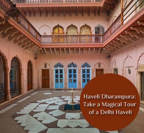 Havelis are rambling old buildings, equivalent of stately mansions and palaces of the West. ‪#‎Delhi‬ has its share of beautiful Havelis and ‪#‎Haveli‬ ‪#‎Dharampura‬ is one such.  Take a Magical #Tour of a Delhi Haveli  - http://goo.gl/74TSK7 Haveli Dharampura, Old Buildings, Palace, Take A, Take That, House Styles, Building, Home Decor, Art