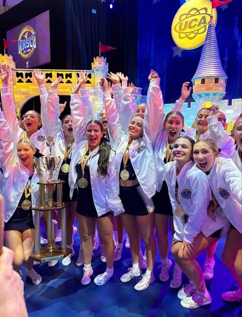 #cheerleading #NHSCC #winning #bestfriends #iconic #joy High School Cheerleading, School Cheerleading, Dance Dreams, Cheer Pictures, Dreamy Room, First Place, Dream Board, Ipad Wallpaper, Cheerleading