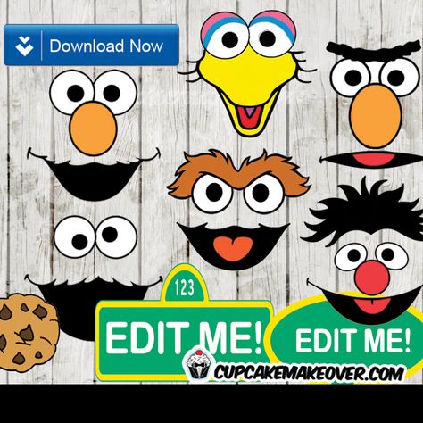 Sesame Street Street Sign, Sesame Street Faces Printables, Sesame Street Characters Printables, Sesame Street Classroom, Sesame Street Birthday Party Ideas 2nd, Diy Sesame Street Decorations, Sesame Street Centerpiece Ideas, Seaseme Street Birthday Party, Sesame Street Printables