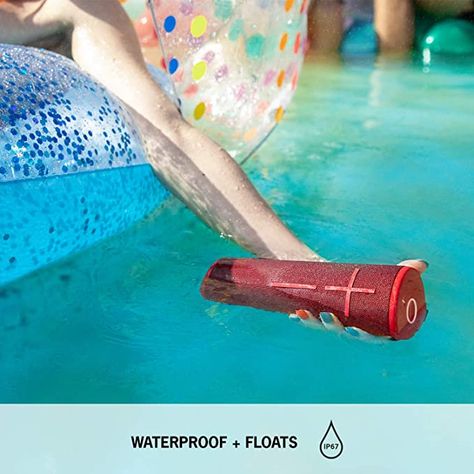 Ultimate Ears BOOM 3 Portable Waterproof Bluetooth Speaker - Night Black Ue Boom, Best Portable Bluetooth Speaker, Wireless Speakers Portable, Waterproof Speaker, Smart Home Automation, Wireless Speakers Bluetooth, Floating In Water, Bluetooth Speakers Portable, Portable Speaker