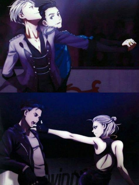 Yuriii On Ice, Yuri In Ice, Yuri On Ice Yurio, Yurio And Otabek, Pair Skating, Ice Pictures, Yurio X Otabek, Monster Falls, Yuri On Ice Comic