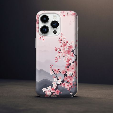 Our floral phone case is made with high-quality materials that provide protection for your phone without sacrificing style. The durable case protects your phone from scratches, dings, and other daily wear and tear. Don't settle for a boring phone case – upgrade to our sakura flower case today and enjoy a beautiful and functional accessory that's sure to turn heads. Check out other designs → https://www.etsy.com/shop/CaseToAmaze Sakura Phone Case, Japanese Sakura, Sakura Flower, Floral Phone Case, Don't Settle, Functional Accessories, Cover For Iphone, Amazon Finds, Cherry Blossoms