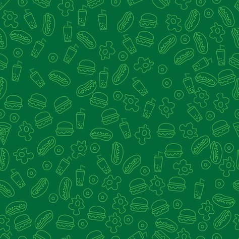 Seamless food background patterns. on Behance Pizza Vector Illustration, Food Motion, Green Pizza, Pizza Vector, Blue Background Wallpapers, Food Background, Food Patterns, Food Backgrounds, Background Wallpapers