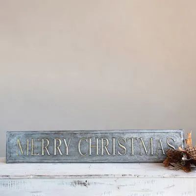 MERRY CHRISTMAS, Y'ALL | Shop Sales Events Antique Farmhouse Holiday Wall Decor, Merry Christmas Sign, Farmhouse Holiday, Embossed Metal, Christmas Mantle, Rustic Holiday, Holiday Signs, Christmas Sign, Country Charm