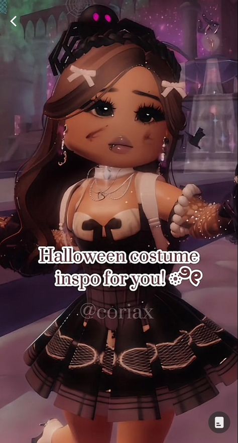 Halloween Fits Royale High, Rh Outfits Halloween, Royal High Halloween Costumes, Royalween Fit, Halloween Royal High Outfits, Royale High Outfits Ideas Halloween, Royale High Halloween Costumes, Royalween Outfit Ideas, Halloween Outfit Royale High