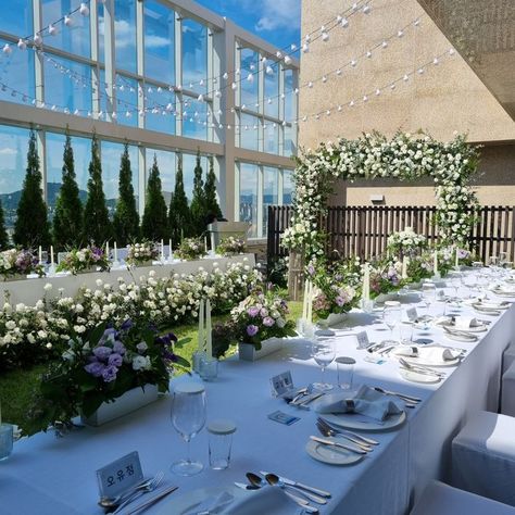 Penthouse Wedding, Seoul Gangnam, Penthouse, Seoul, Pergola, House Styles, Quick Saves, Home Decor, Home Décor