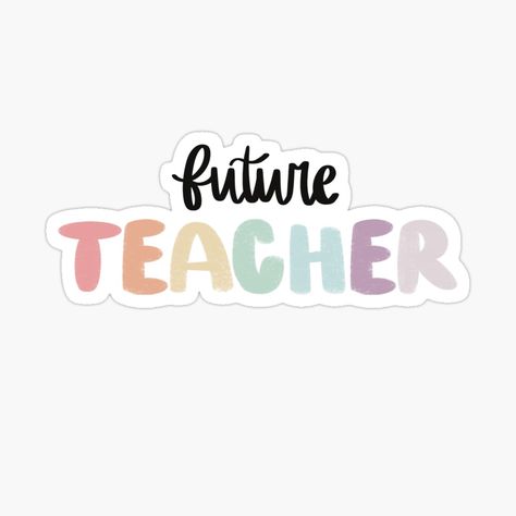 Teacher Icon Aesthetic, Teacher Pfp Aesthetic, Future Teacher Sticker, Teacher Stickers Aesthetic, Future Teacher Aesthetic, Maestra Aesthetic, English Stickers, Teacher Logo, Teacher Wallpaper