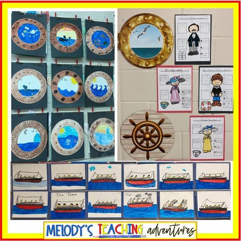 Melody Macon, NBCT, M.Ed. on Instagram: “We finished up our Titanic study and book this week! Our last activities were porthole views, directed drawings of the Titanic and…” Titanic Stem Activities, Titanic Craft, Titanic Activities, Titanic Art, Directed Drawing, The Titanic, Hand Crafts For Kids, Stem Activities, Titanic