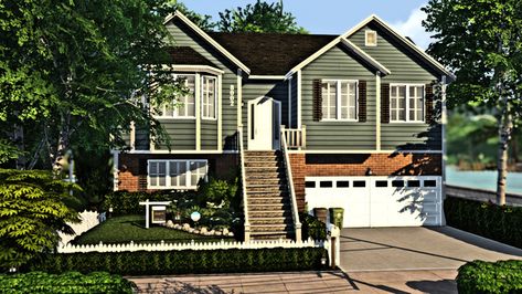 Realistic Sims, Sims 4 Content, Sims 4 Cas Mods, Sims 4 Family, Sims 4 House Building, Sims Building, Sims 4 Teen, Sims Four, Contemporary Style Homes