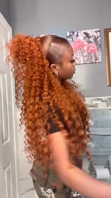 Hairspells Human Hair Products ❤️‍🔥Shop Bio Link🔥 on Instagram: "Trending🔥🔥Claw clip quick weave half up half down updo🙌❤️‍🔥😍She is so pretty with ginger orange curly hair❤️‍🔥🔥 @leemaarie_ . . . . Follow @hairspells_love for more about hair inspiration ❤️‍🔥click bio link to know more👻 . . . #quickweave #quickweaves #hairextensions #hairtutorial #hairtransformation #hairtrends #hairjourney #hairgoals #blackgirlmagic #blackgirl #curlyhair #curlyhairstyles #curlyhairdontcare #halfuphalfd Claw Clip Quick Weave Curly, Pineapple Curly Hair Weave, Half Up Half Down Bundles Curly, Claw Clip Sew In, Curly Versatile Quick Weave, Curly Hairstyles Quick Weave, Ginger Half Up Half Down Quick Weave, Half Up Half Down Hair Curly Hair Weave, Half Up Half Down Hair Black Women Claw Clip