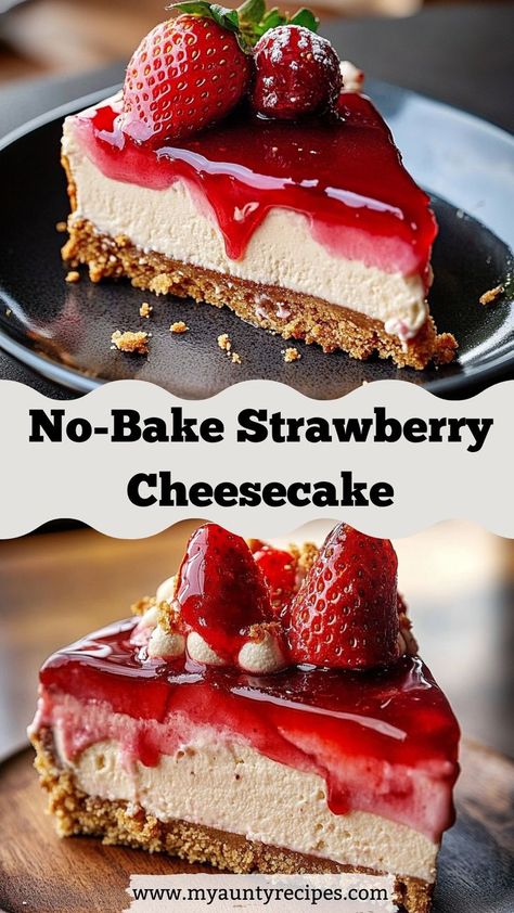 Enjoy an effortless treat with this No-Bake Strawberry Pretzel Cheesecake. The light, fluffy filling and crunchy pretzel base make it a refreshing dessert perfect for warm days. Serve it chilled for a stunning finish to any summer gathering or picnic. Layered Strawberry Cheesecake, Pretzel Crust Cheesecake, Strawberry Pretzel Cheesecake, Pretzel Cheesecake, Cheesecake Delight, No Bake Strawberry Cheesecake, Strawberry Pretzel Dessert, Strawberry Cheesecake Recipe, Strawberry Pretzel