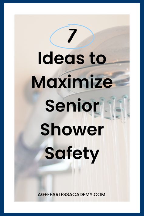 Bathrooms can be a danger zone, especially for seniors. Learn how to make your shower safer & more accessible without compromising on bathroom design. From walk-in shower ideas to hand-held shower heads and well-placed grab bars, let us walk you through the essential features that create a safer and more luxurious shower. A must-read for anyone considering bathroom renovations for aging adults, this informative guide provides expert insights and practical tips. #showerideas Showers For Seniors, Senior Bathroom Design, Wheelchair Accessible Shower, Roll In Showers, Walk In Shower Ideas, Accessible Bathroom Design, Home Safety Tips, Bathtub Walls, Shower Controls