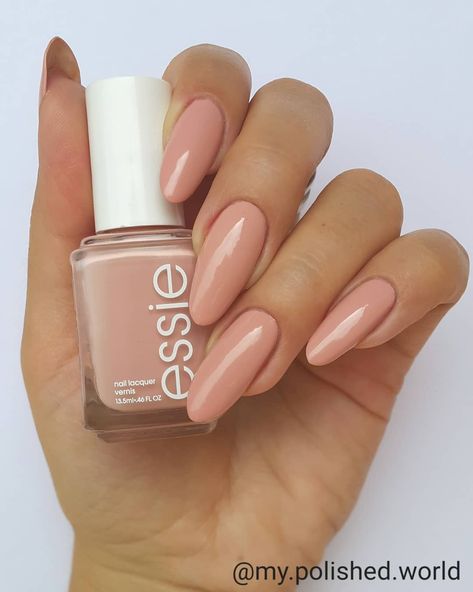 This is the first swatch from @essie the Rocky Rose collection. It's 'Come out to clay', a beautiul peachy nude that covers in only two… Pale Hands Nail Color, Peachy Nude Nails, Pale Hands, Nude Nail, Essie Nail Polish, Nail Inspiration, Nail Color, Nude Nails, Essie