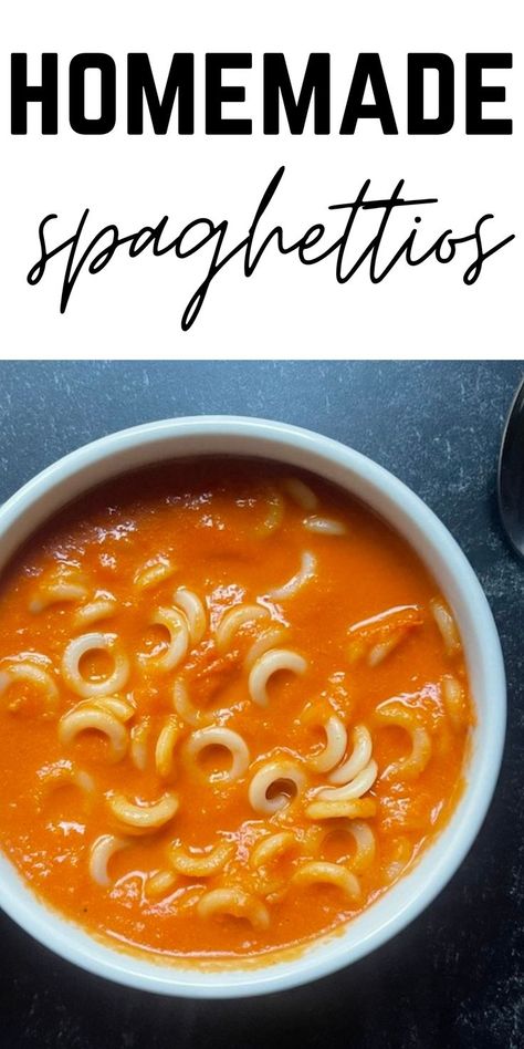 This bowl brings me right back to my childhood. These spaghettios are made with fresh tomatoes and the classic O anelli pasta. On all WW plans this is 9 points. #ww #weightwatchers #spaghettios Ww Plans, Homemade Spaghettios, My Bizzy Kitchen, Goat Cheese Pasta, Cooking Tomatoes, Small Pasta, Perfect Pasta, Lunch Meal Prep, Vegan Condiments