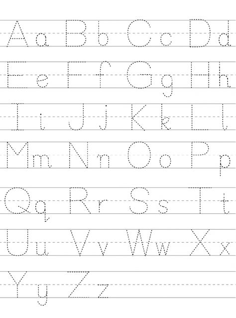 Trace Lowercase and Uppercase Alphabet | Learning Printable Oppgaver For Barn, Kertas Kerja Prasekolah, Tracing Worksheets Free, Printable Alphabet Worksheets, Abc Worksheets, Aktiviti Kanak-kanak, Letter Tracing Worksheets, Tracing Worksheets Preschool, Alphabet Tracing Worksheets