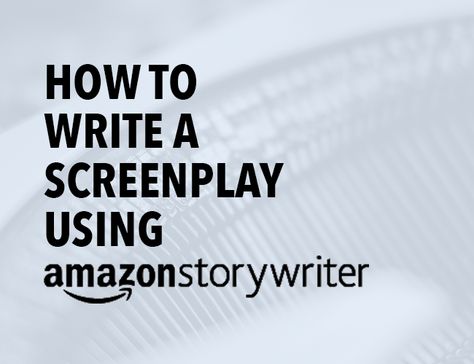 Amazon recently released a free, cloud-based screenwriting application. Here are the details on how to write a screenplay using Amazon Storywriter. How To Write A Screenplay, Writing Screenplays, Write A Screenplay, Screen Play, Screenwriting Tips, Screenplay Writing, Writer Tips, Movie Scripts, Free Cloud