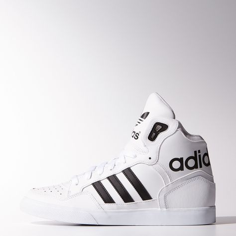 adidas - Extaball Shoes Adidas High Tops, Adidas High, Adidas Shoes Women, Patent Shoes, Nike Free Shoes, Patent Leather Shoes, Adidas Outfit, Shoes Adidas, Shoes Outlet