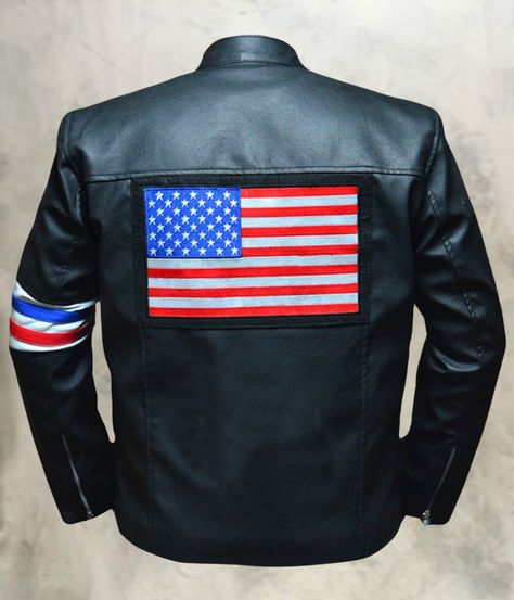 Men's Captain America Steve Rogers Easy Rider Real Sheepskin Leather Jacket 𝗕𝘂𝘆 𝗜𝘁 𝗡𝗼𝘄 🤩 👉👉 https://redbearjacket.com/collections/men/products/captain-america-steve-rogers-easy-rider-genuine-leather-jacket-for-men-mens-real-handmade-genuine-lambskin-motorcycle-leather-jacket 👈👈 . . #captainamerica #captain #captain #captainamerica #captainamericacosplay #hollywoodcostume #hollywoodcostumes #jacket #jackets #jacketstyle #jacketseason #Halloween #halloweencostume #halloweenparty #independenc... Captain America Cosplay, Men Products, Hollywood Costume, Motorcycle Leather, Easy Rider, European Cars, Genuine Leather Jackets, Leather Motorcycle Jacket, Steve Rogers