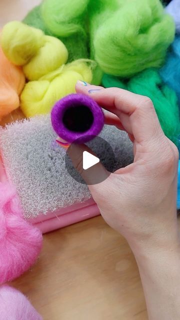 Felted Brooches, Wet Felting Tutorial, Needle Cushion, Needle Felting Tutorial, Shade Of Purple, Felt Angel, Wet Felting Projects, Fiber Artist, I Am So Grateful