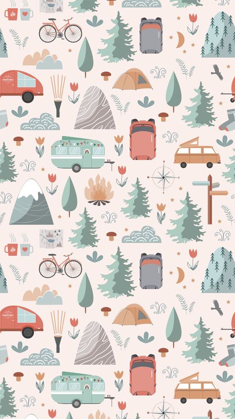 Outdoorsy Wallpapers, Camping Wallpaper Iphone, June Phone Wallpaper, June Wallpaper Aesthetic, Summer Phone Backgrounds, Summer Wallpapers For Iphone, Summer Phone Wallpapers, Seasonal Wallpaper, Summer Iphone Wallpaper