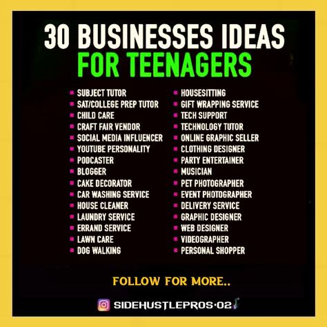 30 buisness ideas for students and teenagers you can start at home College Buisness Ideas, Small Business For Students, Small Bissness Idea For Students, Buisness Ideas At Home For Teens, Clothing Buisness Ideas, Buisness Ideas Teen, Small Bussines Ideas For Teens, Startup Ideas For Students, Bussines Ideas For Teens