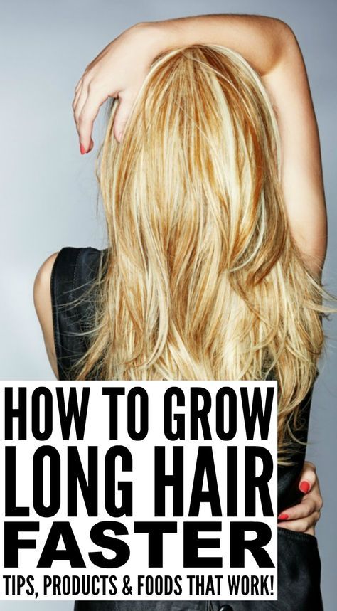 Want to learn how to grow your hair faster so you can sport long, sexy locks like all of the celebs in your favorite magazines? We've got you covered! We've rounded up some great DIY tips to teach you how to get longer and thicker hair naturally at home. These step-by-step ideas won't give you long hair overnight, and you likely won't see a miracle within a week, but if you're diligent, you'll surely start seeing results in a month. Thicker Hair Naturally, Growing Long Hair Faster, Longer Hair Faster, Thick Hair Remedies, How To Grow Your Hair Faster, Hair Shedding, Grow Long Hair, Long Hai, Grow Hair Faster