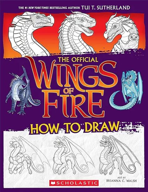 Amazon.ca : wings of fire how to draw the dragons Wings Of Fire Quiz, Fire Birthday, Draw Book, How To Sketch, Fire Drawing, Wings Of Fire Dragons, Wings Drawing, Fire Book, Sewing Stuffed Animals