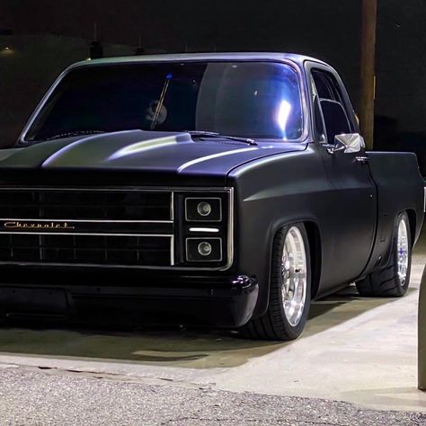 Lifted Square Body Chevy, Lowered C10, Squarebody Chevy, Low Trucks, Classic Cars Trucks Chevy, Classic Trucks Vintage, Chevy Motors, Single Cab Trucks, Rave Pants