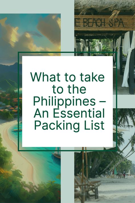 Ever wondered 'What to take to the Philippines'? We've got you covered! Get ready to pack your bags for a tropical paradise with our detailed and fun packing list. Dare to dream with us and let the Philippines adventure begin! 🌴💼 Travel To Philippines Outfit, What To Pack For Philippines, Philippines Packing List, Essential Packing List, Philippines Outfit, Packing Essentials List, Travel Preparation, Travel Capsule, Dare To Dream