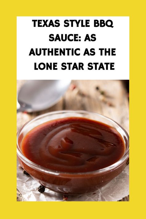 Experience the bold flavors of Texas with our authentic BBQ sauce recipe. Perfect for brisket and other meats, this sauce combines tangy, sweet, and spicy elements for the ultimate taste of the Lone Star State. Texas Style Bbq Sauce, Open Pit Bbq Sauce Recipe, Brisket Sauce Recipe, Brisket Sauce, Texas Bbq Sauce, Texas Brisket, Homemade Bbq Sauce Recipe, Homemade Sauce Recipes, Bbq Sauces