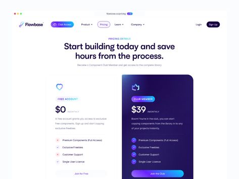 Pricing: Flowbase.co by Oğuz Yağız Kara on Dribbble Price List Layout, Pricing Page Design, Ux Elements, Web Design Pricing, Language App, Price Table, Create Your Own Font, Creative Market Design, Profile Website