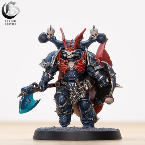 Siege Studios Limited (@siegestudios) • Instagram photos and videos Night Lords Miniatures, Night Lords 40k Miniatures, Night Lords 40k, Chaos Legion, Night Lords, Chest Plate, 40k Chaos, Chaos Lord, Warhammer 40k Figures