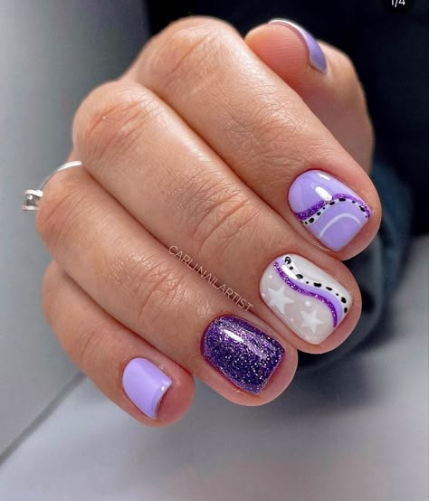 Purple Gel Nails, Light Purple Nails, Summer Nails 2023, Nails Art Designs, Nail Art Gel, Cute Gel Nails, Nails 2023, Spring Nail Art, Popular Nails