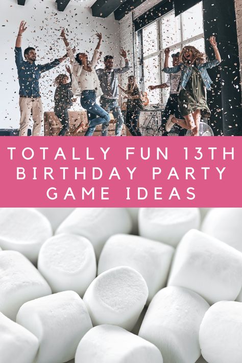 Birthday Party Games for 13-Year-Olds - Teen Approved! - Peachy Party Games To Do At A Bday Party, 13 Birthday Games Ideas, 13 Birthday Games, Teenage Party Games Indoor, Sleepover Party Games For Teenagers, Games For 13th Birthday Party, Fun Teenage Party Games, Party Games For 13th Birthday, Indoor Party Games For Teens