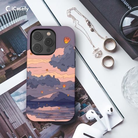 Anime Lofi Japanese Mountain River Phone Case iPhone Samsung Pixel & More https://icasefy.com/products/anime-lofi-japanese-mountain-river-phone-case-iphone-samsung-pixel-more iCasefy #Bestseller Anime Lofi, Japanese Mountains, Cloud Phone, Earbuds Case, Mountain River, Japanese Landscape, Home Phone, Macbook Case, Case Iphone