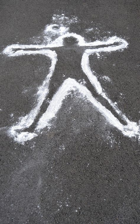 Dead Body Chalk Outline. A white chalk outline of a dead body on asphalt cement , #Sponsored, #Outline, #white, #Chalk, #Dead, #Body #ad Chalk Outline, Body Outline, Runaway Bride, Outfit Design, Body On, White Chalk, Body Poses, Body Image, Cement