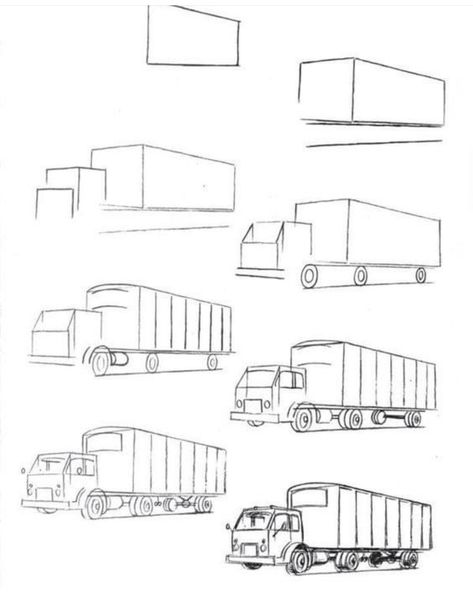 Kids Drawing Ideas, Perspective Drawing Architecture, Architecture Drawing Plan, Sketching Tips, Perspective Drawing Lessons, Car Drawing, Drawing Sheet, Charcoal Drawings, Object Drawing