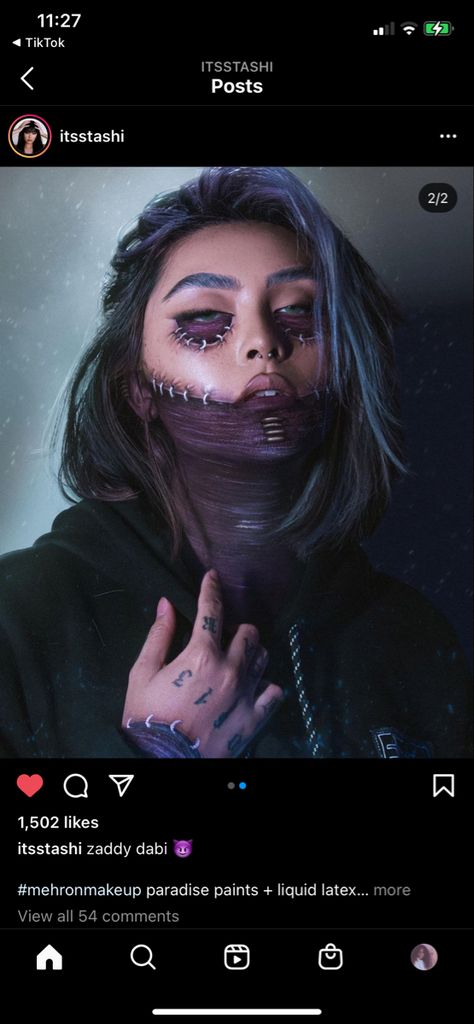 Dabi Inspired Makeup, Dabi Makeup Tutorial, Dabi Halloween Costume, Dabi Costume, Female Dabi Cosplay, Dabi Makeup, Dabi Portrait, Dabi Cosplay Girl, Dabi Cosplay