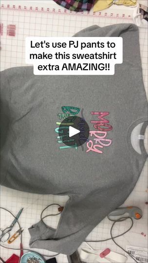 Sweatshirt Makeover Ideas Diy, Sweatshirt Upcycle Diy, Making Sweatshirts, Sweatshirt Makeover, Upcycle Clothing, Craft Corner, Diy Sewing Clothes, Pj Pants, Craft Fair