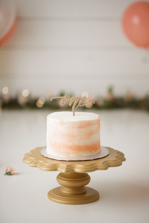 Perfect addition to your photoshoot, Our cake stands come in many colors and are such a great addition to any first birthday session. Smash Cake Session, Peach Cake Smash, One Sweet Peach Birthday Cake Smash, One Sweet Peach Smash Cake, Peach Cake Smash Photoshoot, Orange Smash Cake, Cake Smash Props, Birthday Props, Wooden Cake Stands