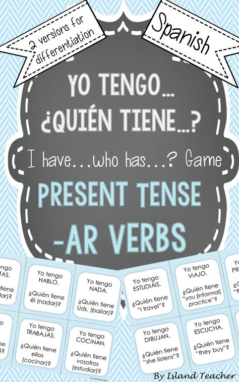 Interactive, whole class game to practice Spanish AR verb conjugations and meanings. Verbs Tenses, Spanish Preterite Tense, Spanish Present Tense, Preterite Spanish, Spanish Classroom Activities, Learn To Speak Spanish, Middle School Spanish, Spanish Lesson Plans, High School Spanish