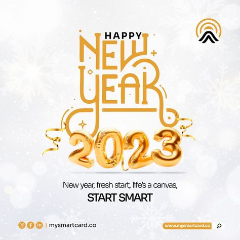 Happy new year flyer for Smart business cards New Year Flyer Design, New Year Flyer, Concert Lights, Flyer Design Layout, Happy New Year Design, Happy New Year 2023, Church Poster Design, Graphic Design Flyer, Happy Children's Day